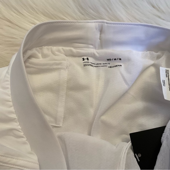 Under Armour UA Fly-By 2.0 Shorts - NWT - Medium - White / Reflective - Picture 7 of 12